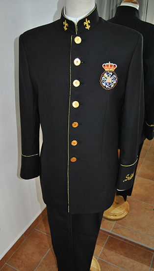 Uniforme de Banda de Música de Nuestra Señora de la Soledad de Mena, archivo de Sastrería Marisa Ortega